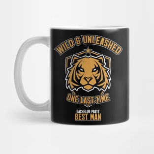 Wild & Unleashed One Last Time "The Groom" Bachelor Party Mug